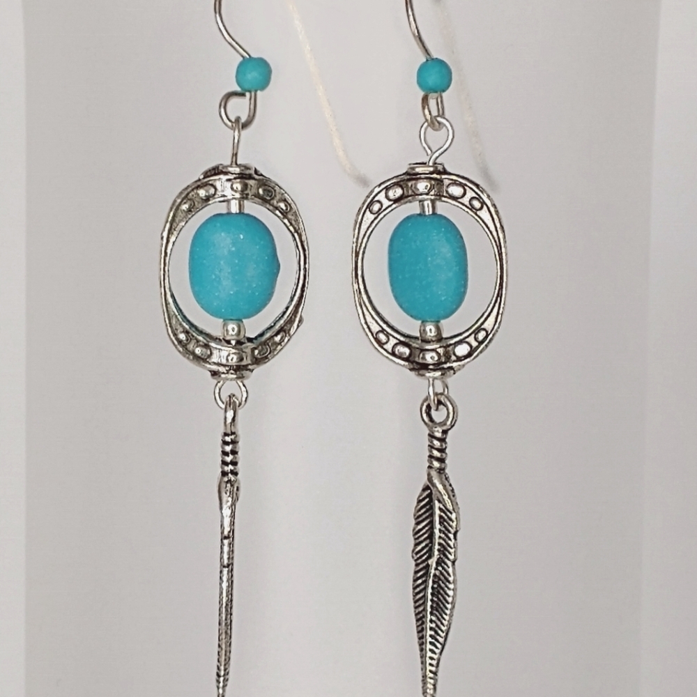 Faux Turquoise earrings